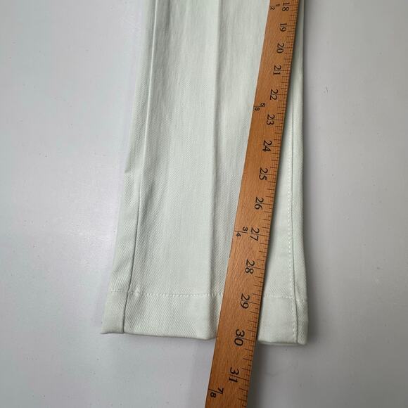 J Mclaughlin Pants Womens 6 Mint Green Lexi Jeans Pockets Stretch Casual Preppy - Picture 11 of 13